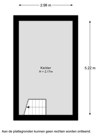 Floorplan - Noordeinde 77a, 2371 CN Roelofarendsveen